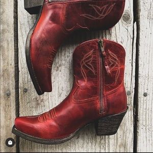 Ariat red booties